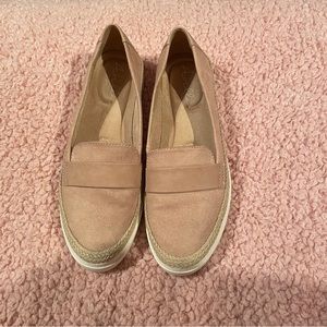 Blush Suede Boat Shoe